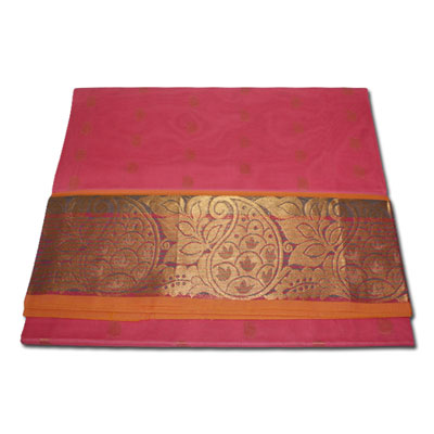 "Onionpink color venkatagiri seico saree - MSLS-127 - Click here to View more details about this Product
